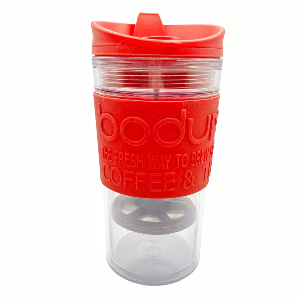 Bodum French Coffee Press Travel Mug - Red